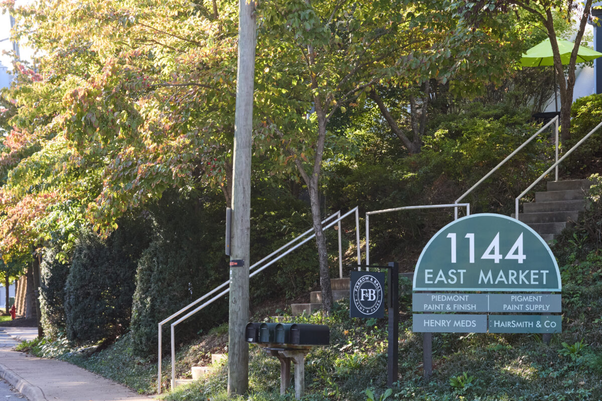 Street view of signage